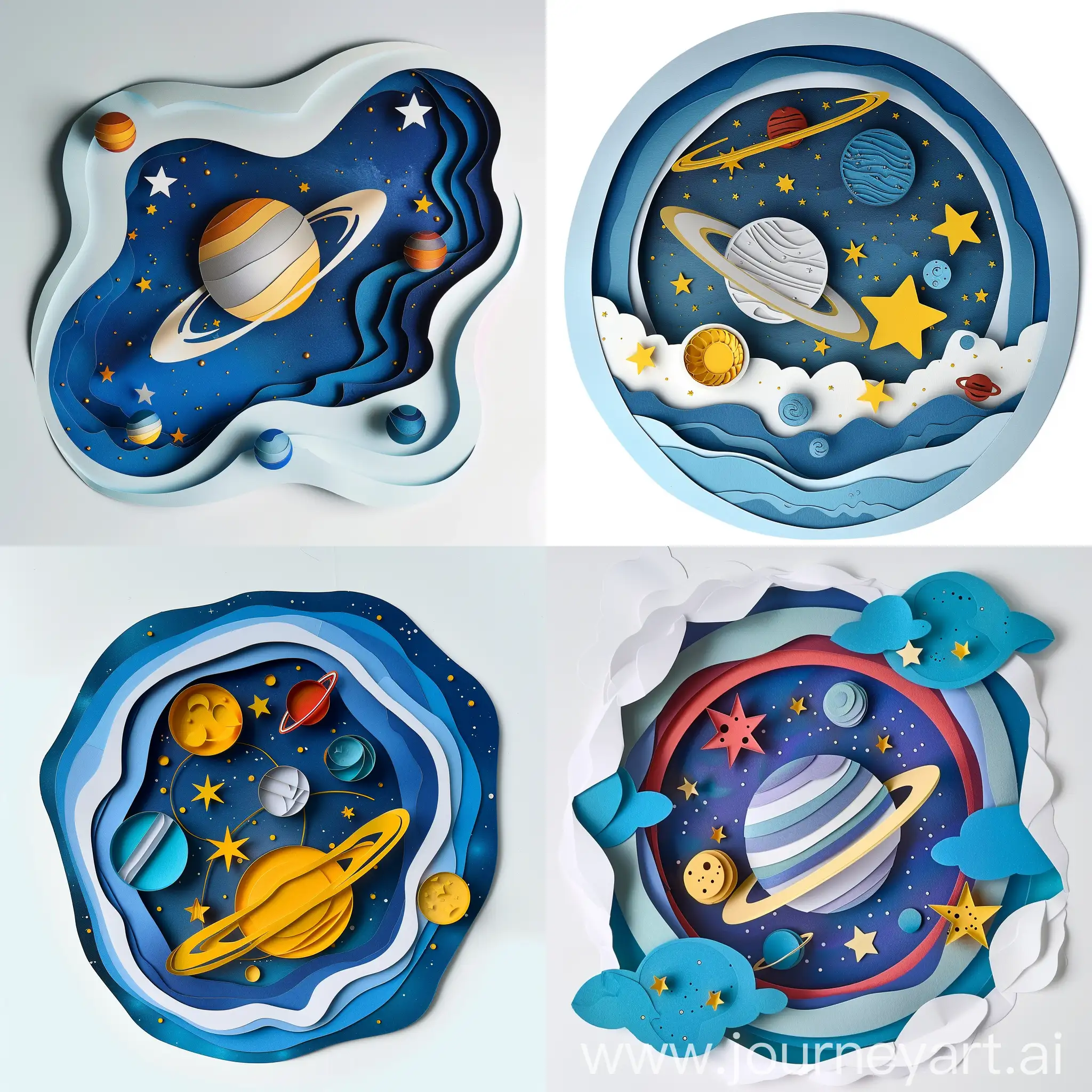 Paper-Cut-Cosmos-MultiLayered-Applique-with-Planets-and-Stars