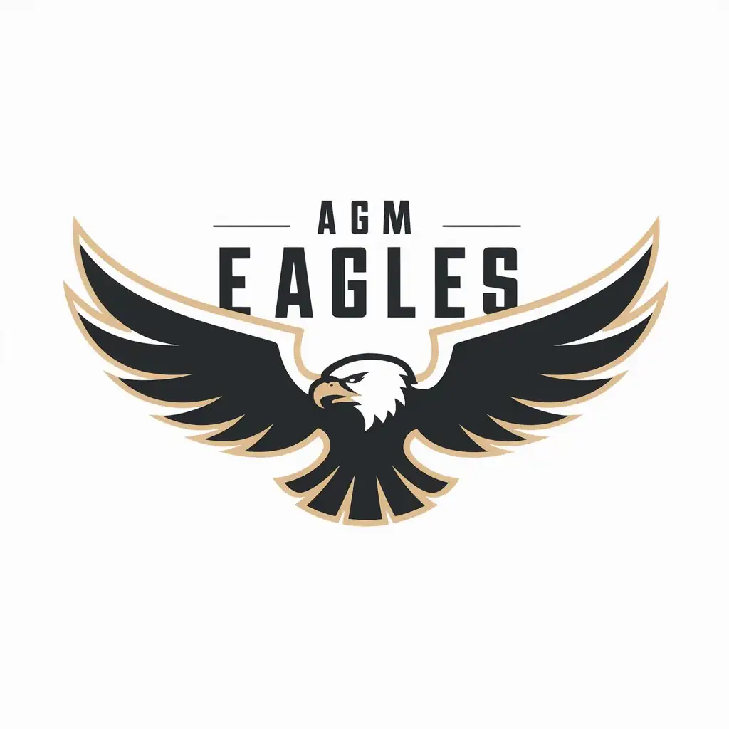 LOGO-Design-for-AGM-Eagles-Majestic-Eagle-Emblem-on-a-Clear-Background