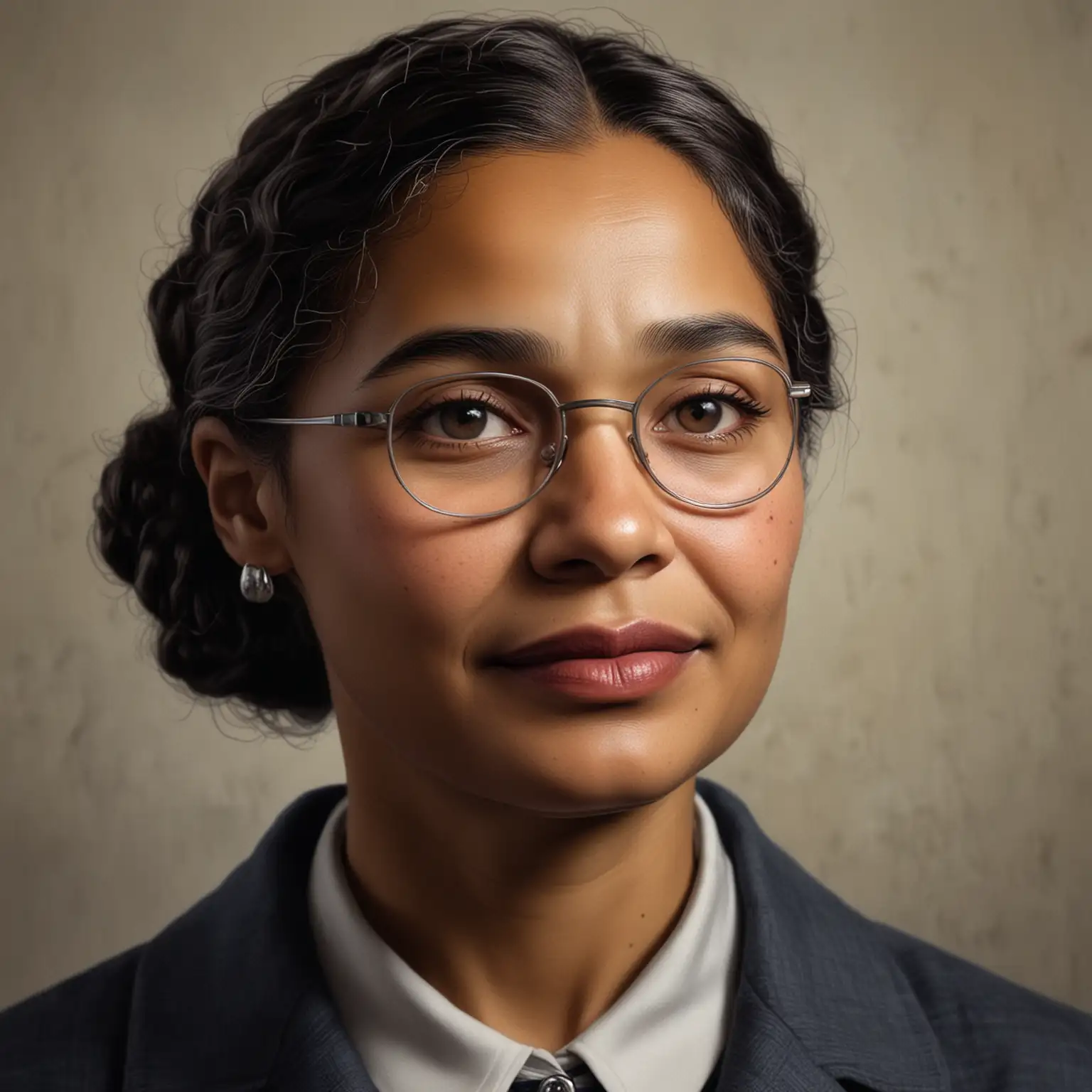 Realistic-Portrait-of-Rosa-Parks-Civil-Rights-Icon