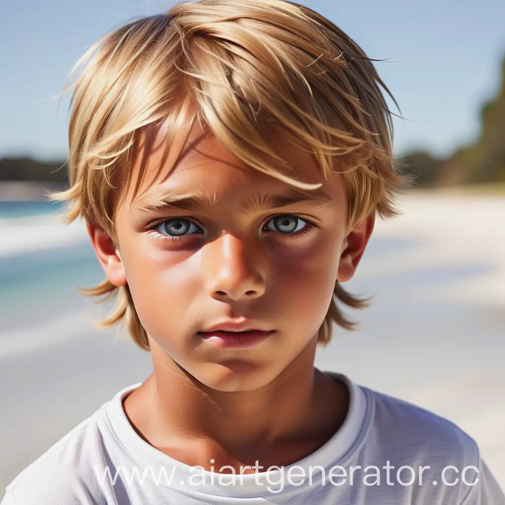 Boy-with-Honey-Blonde-Hair-and-Gray-Eyes-Australian-Appearance