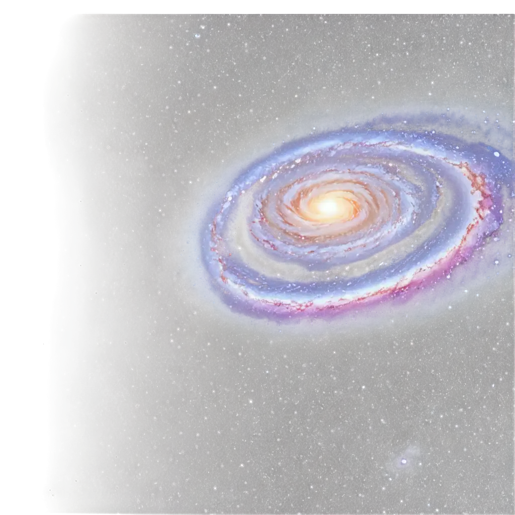 large, dense, purple milky way galaxy swirl with stars