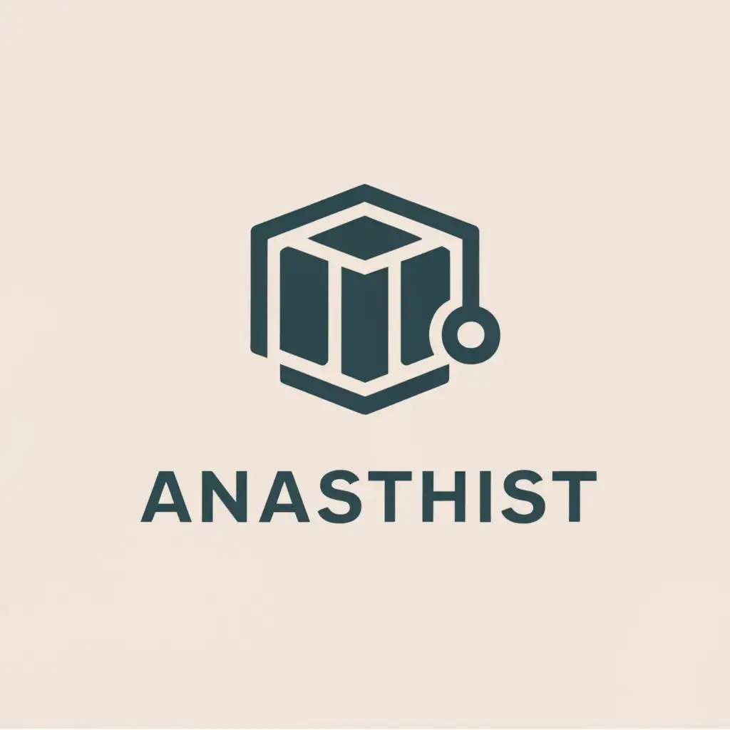 a logo design,with the text "anasthist", main symbol:Master's cap,Moderate,be used in Others industry,clear background