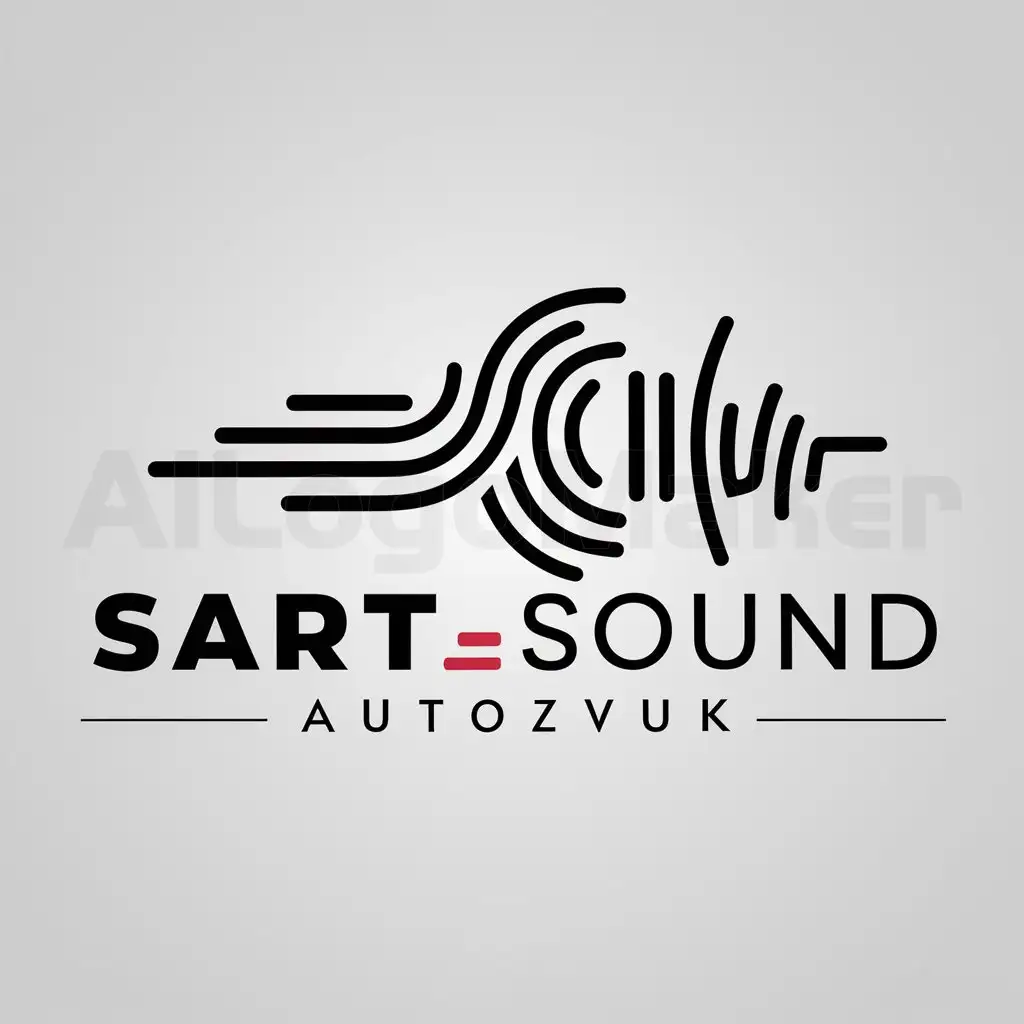 a logo design,with the text "SArt_Sound", main symbol:Car Sound,complex,be used in Autozvuk industry,clear background