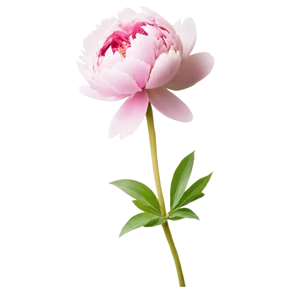 close up of beautiful peony flower