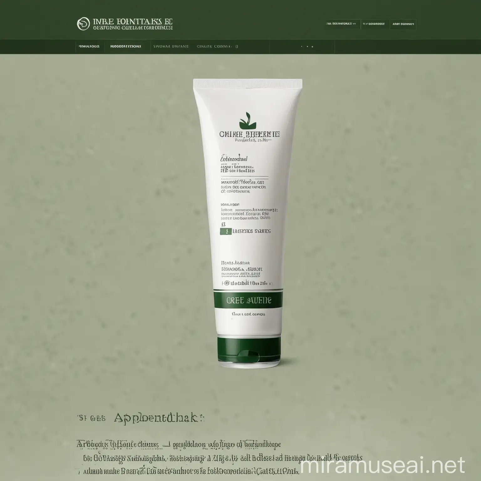 Product page of the website "Online-Apotheke.de", which sells the skincare cream "DermaTotal".