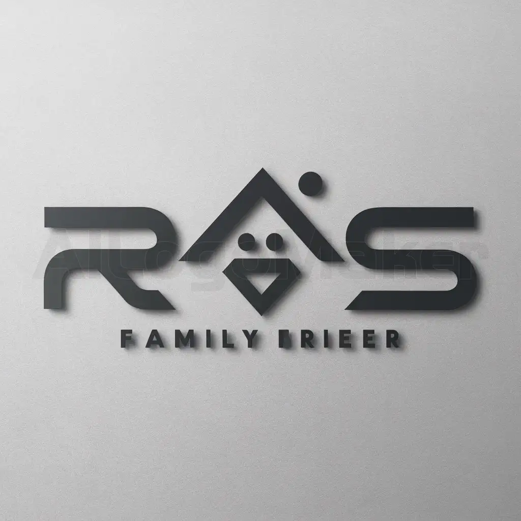 a logo design,with the text "RVS", main symbol:Family,Minimalistic,be used in Others industry,clear background