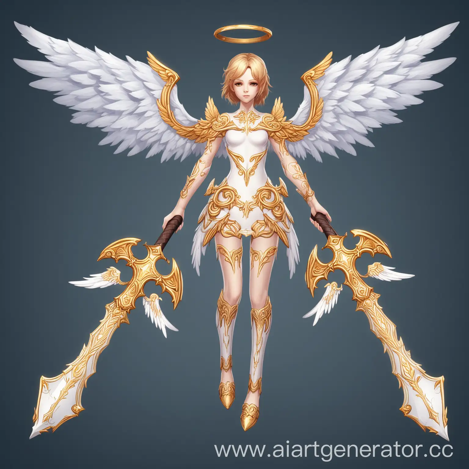 создать скин для оружия в игре в виде ангелов и крыльев
