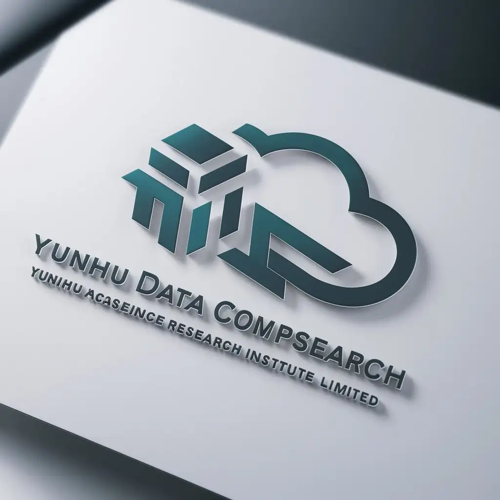 LOGO-Design-For-Yunhu-Data-Science-Research-Institute-Limited-Data-and-Cloud-Inspired-Modern-Symbol