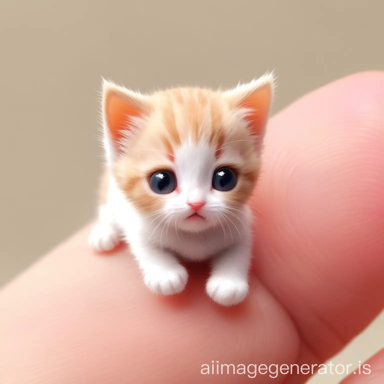 Adorable-Tiny-Cat-Playing-in-Sunlit-Garden