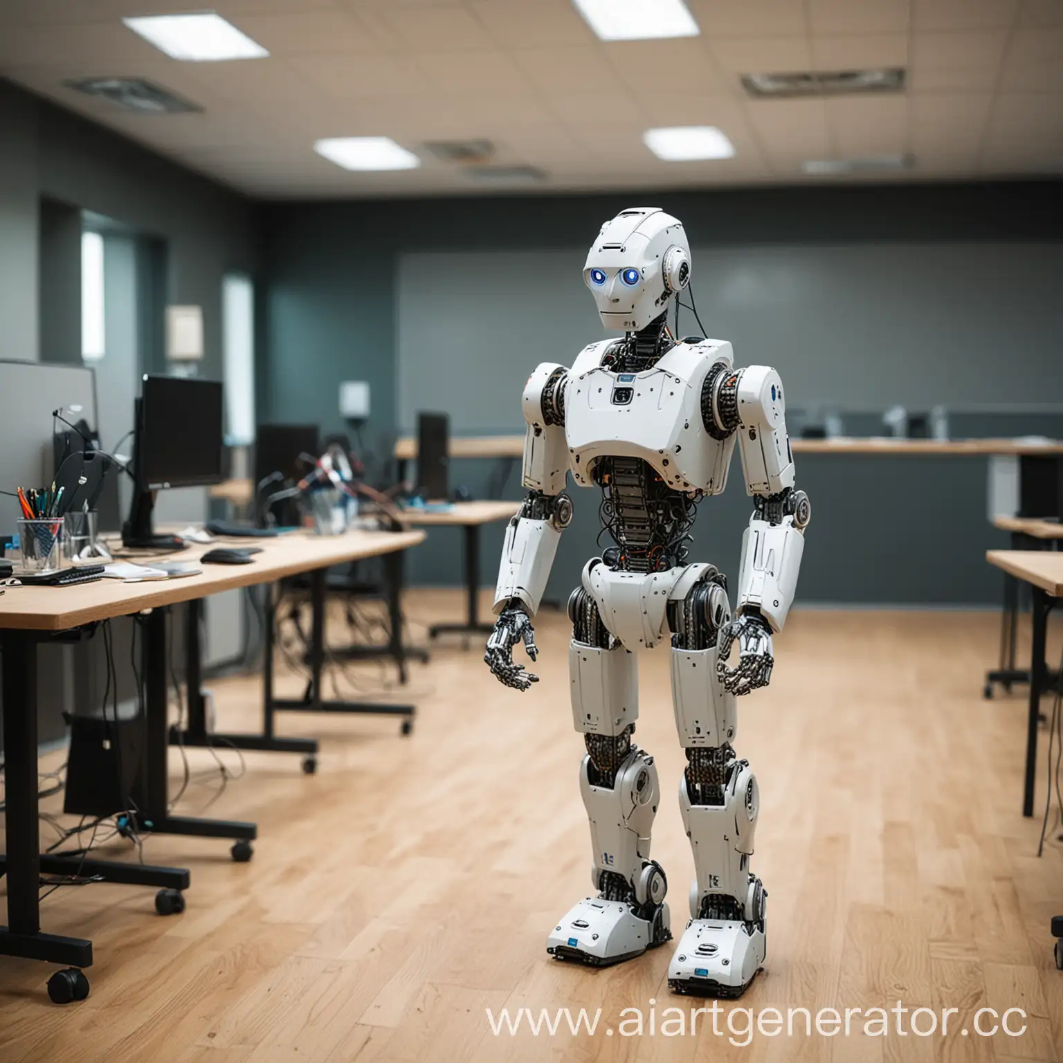 UNIPRO-Robot-in-IT-Academy-Classroom