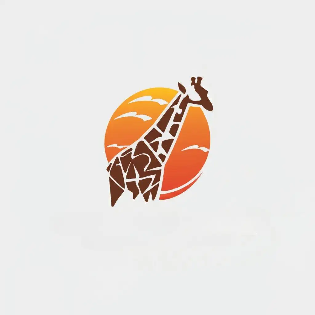 LOGO-Design-For-Animal-Promise-Elegant-Giraffe-Symbol-for-Animal-Pet-Industry