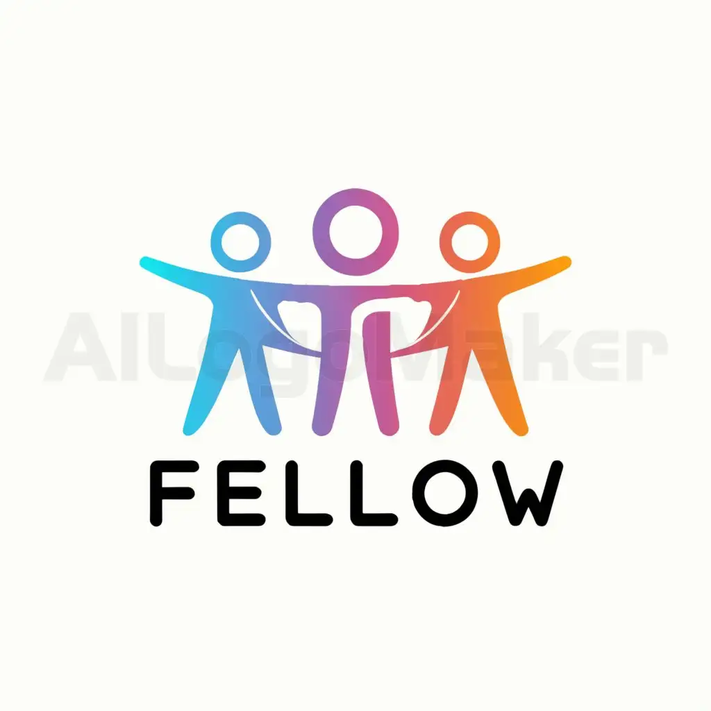 a logo design,with the text "Fellow", main symbol:Comrades,Moderate,clear background