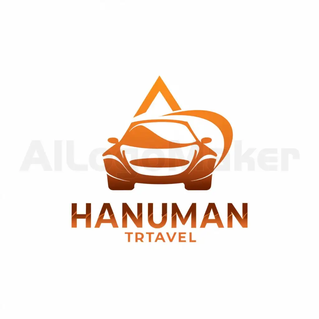 a logo design,with the text "Hanuman", main symbol:car,Moderate,be used in Travel industry,clear background