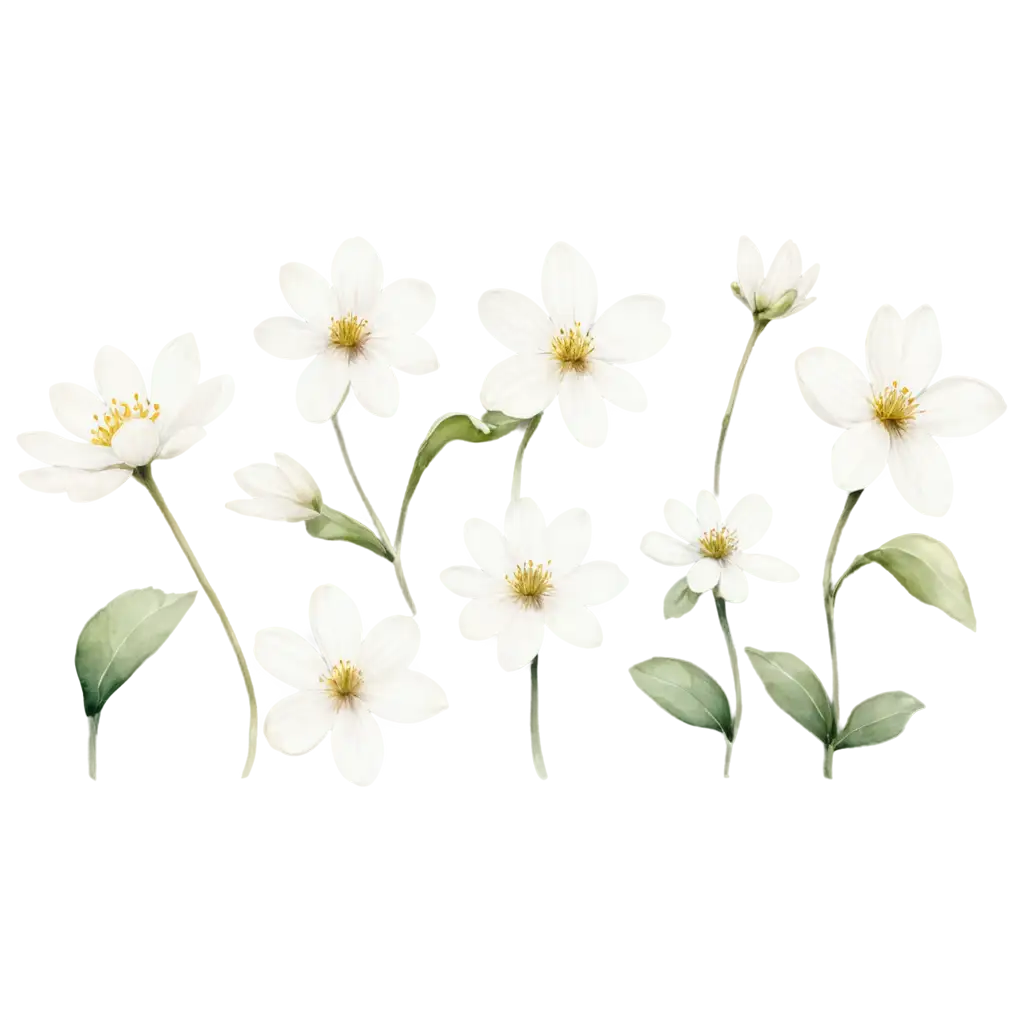 Ethereal-Elegance-Exquisite-White-Flower-Watercolor-Vectors-in-PNG-Format