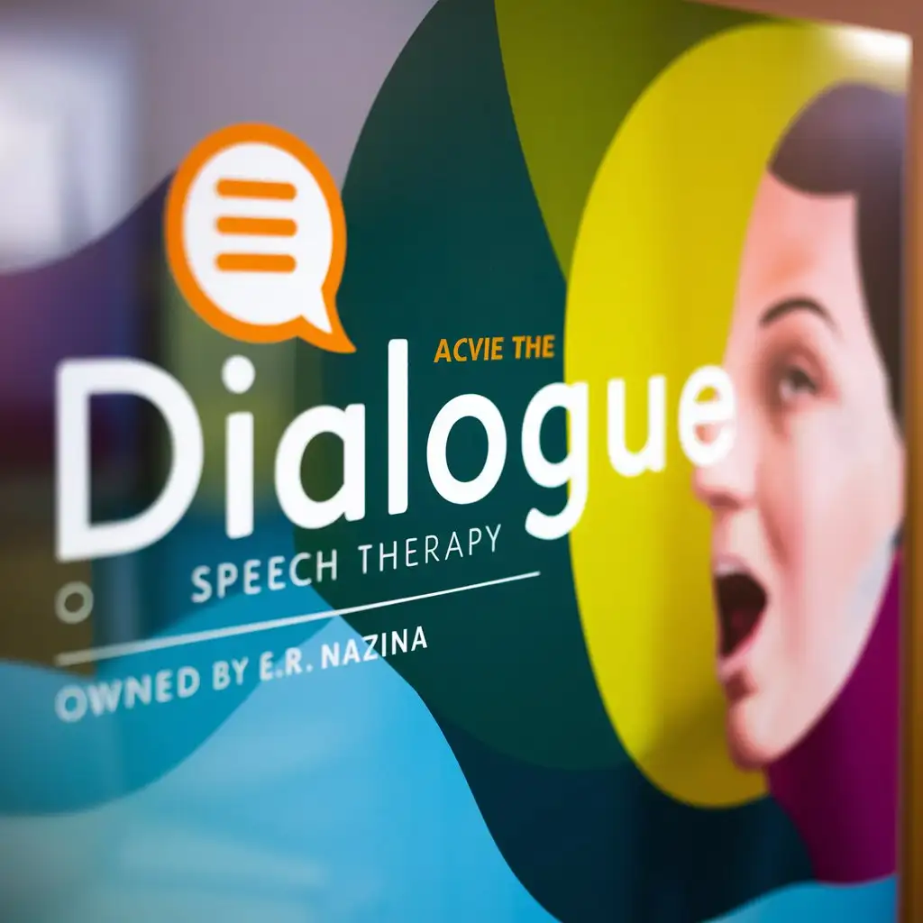Poster-for-Dialog-Speech-Therapy-Studio-with-Unique-Logo