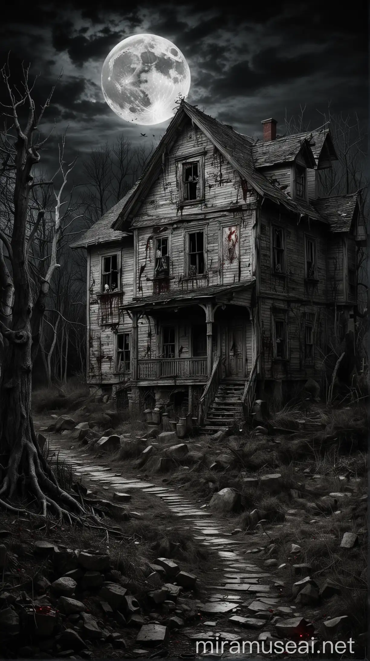 Twilight Ghost Village Sinister Old House and Cursed Spirits
