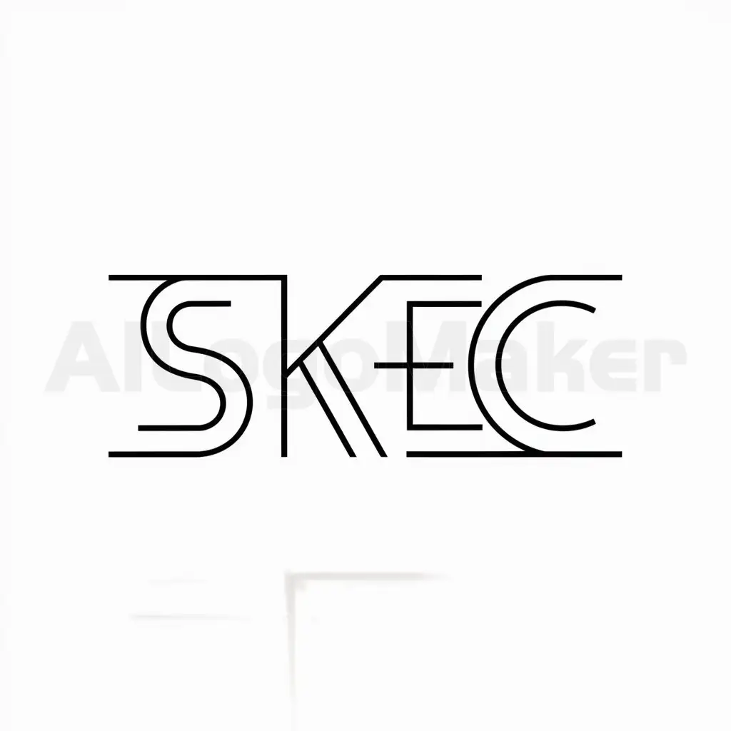 a logo design,with the text "Sree Krishna Engineers & Consultancy", main symbol:SKEC,Minimalistic,be used in Construction industry,clear background