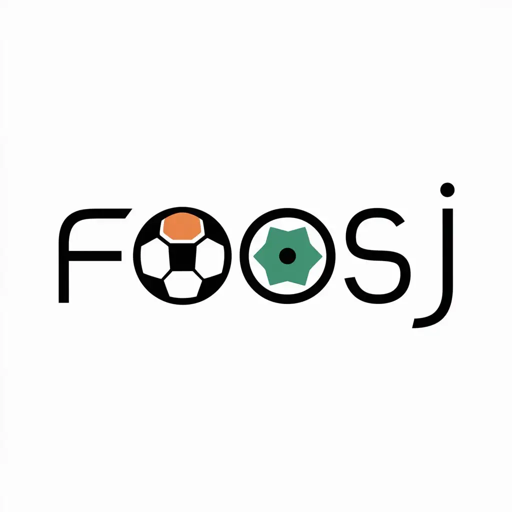 LOGO-Design-for-Foosj-Minimalistic-Soccer-Theme-in-Internet-Industry