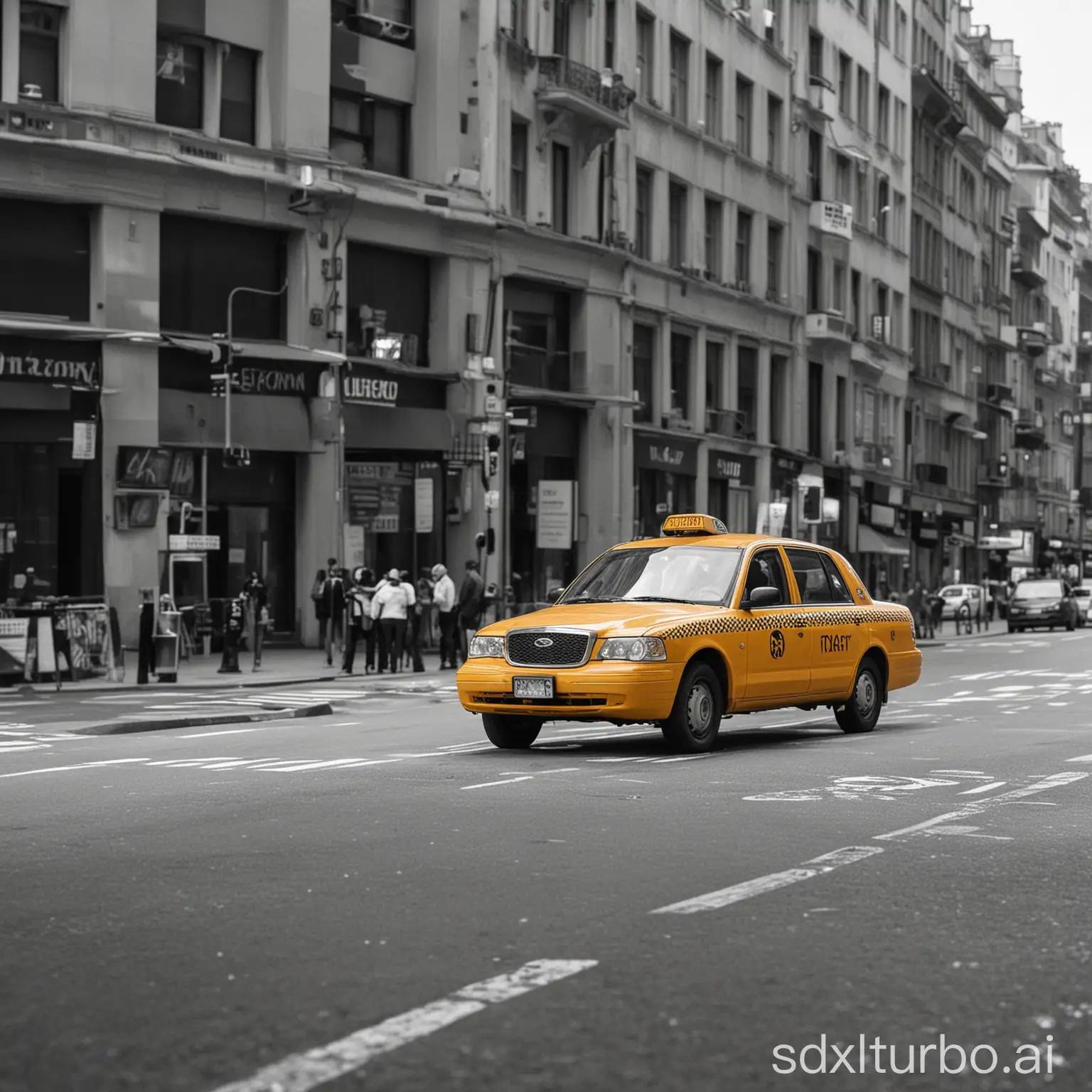 City-Taxi-Car-Driving-Through-Urban-Streets