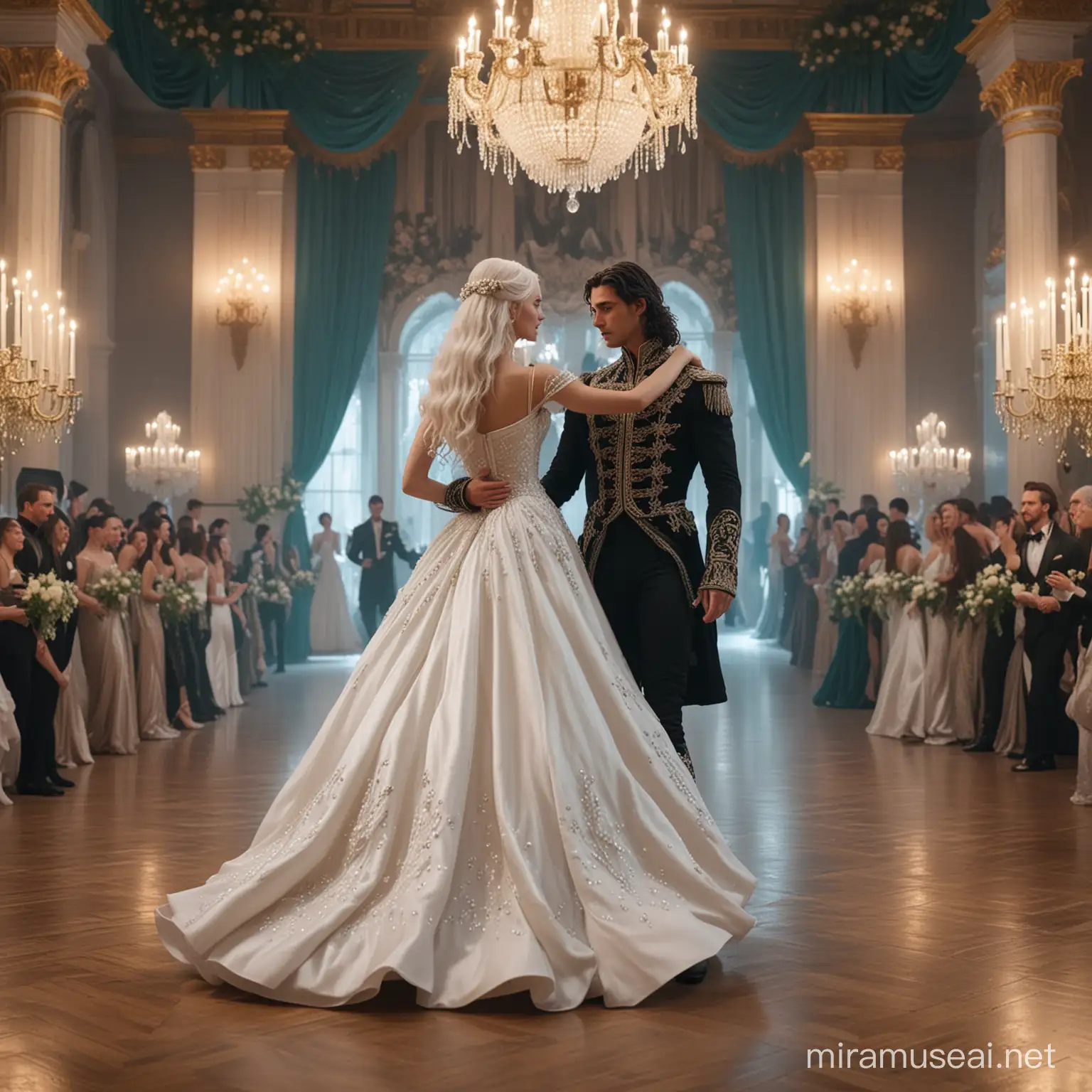 Fantasy Wedding Dance Elegant Ballroom Affair with a Prince