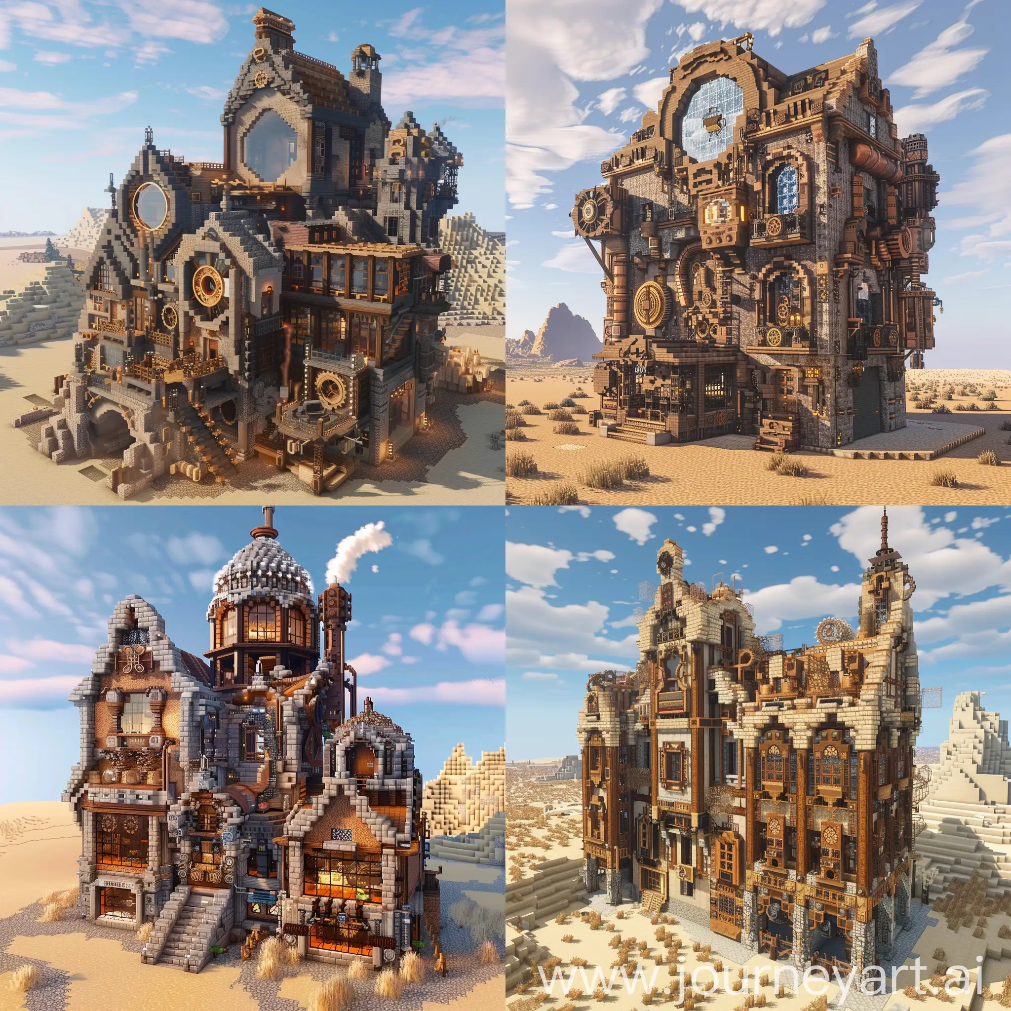Steampunk-Minecraft-House-Desert-Oasis-Landscape