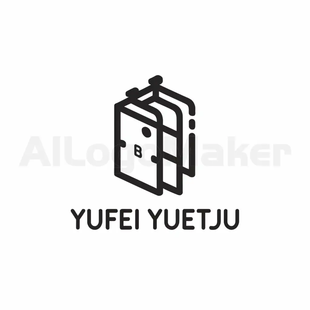 a logo design,with the text "Yufei Yuetju", main symbol:Wardrobe,Moderate,be used in Furniture industry,clear background