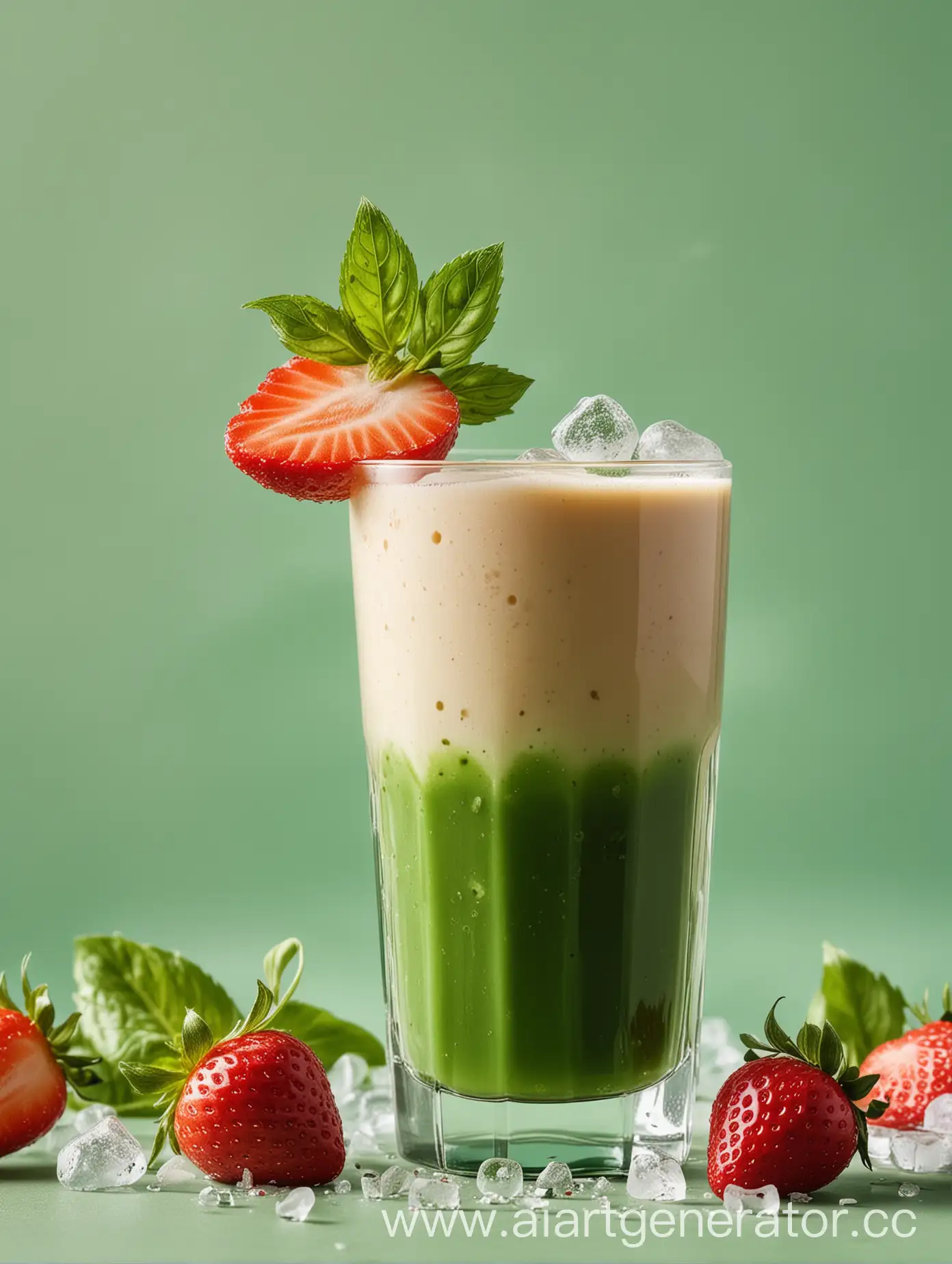 Refreshing-Basil-Strawberry-Espresso-Oat-Milk-Cold-Drink-Ad-Banner
