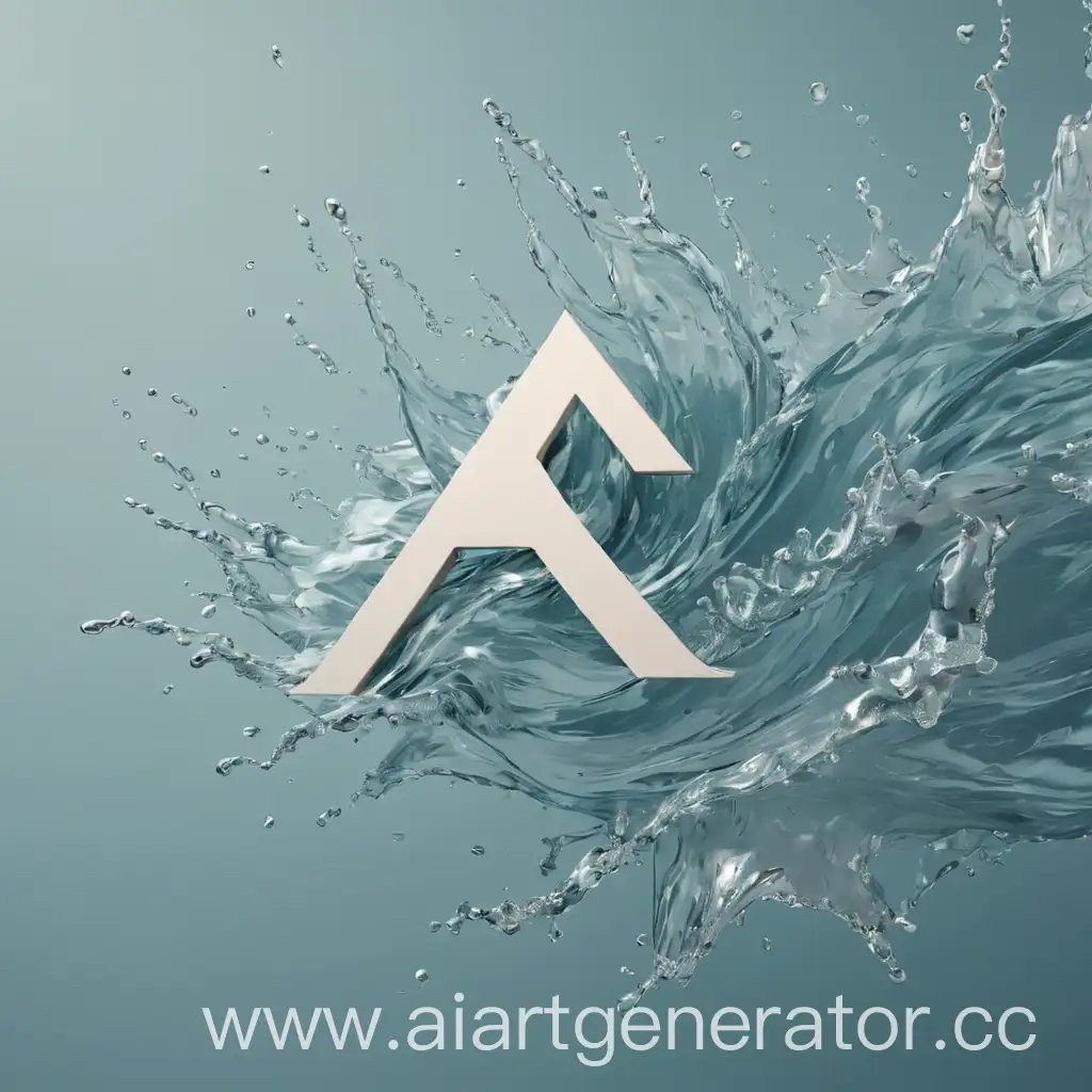 Frutiger Aero aestetics, background, water, 3D, 00s