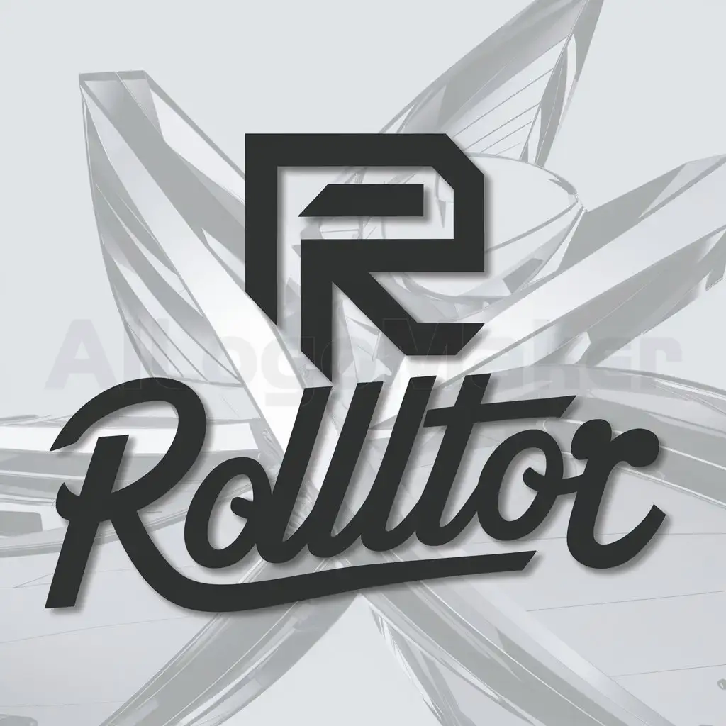 a logo design,with the text "ROLLTOR", main symbol:ROLLTOR,complex,clear background