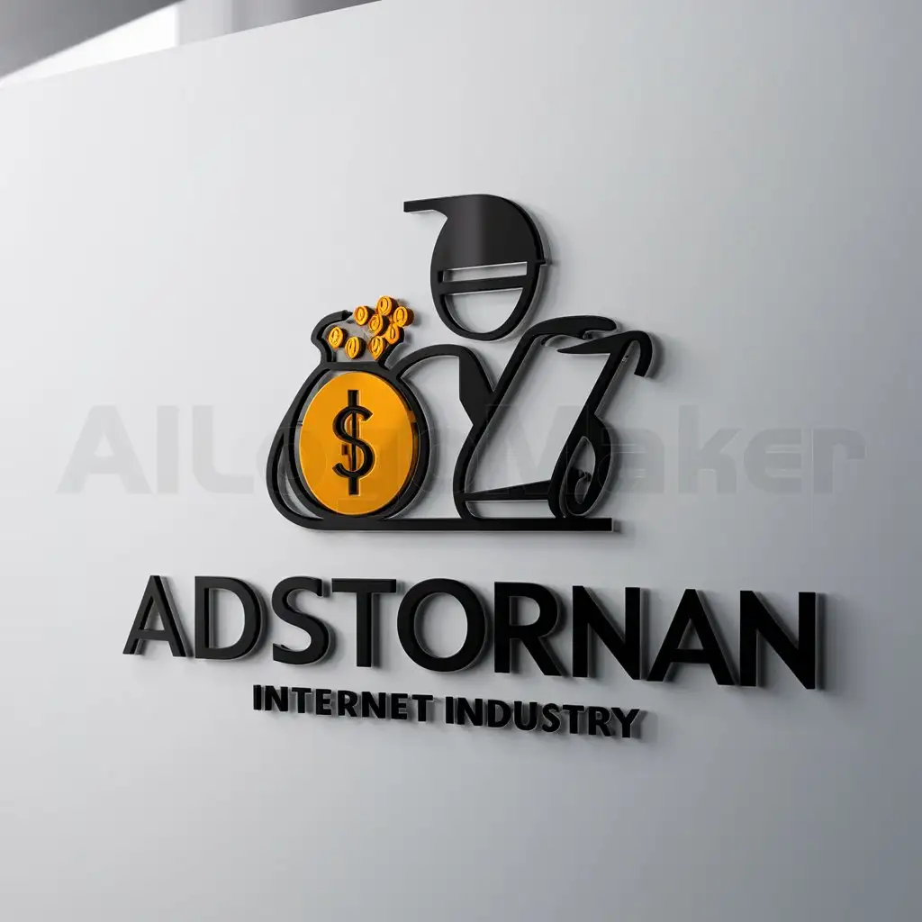 a logo design,with the text "ADSTORNAN", main symbol:merchant,Moderate,be used in Internet industry,clear background