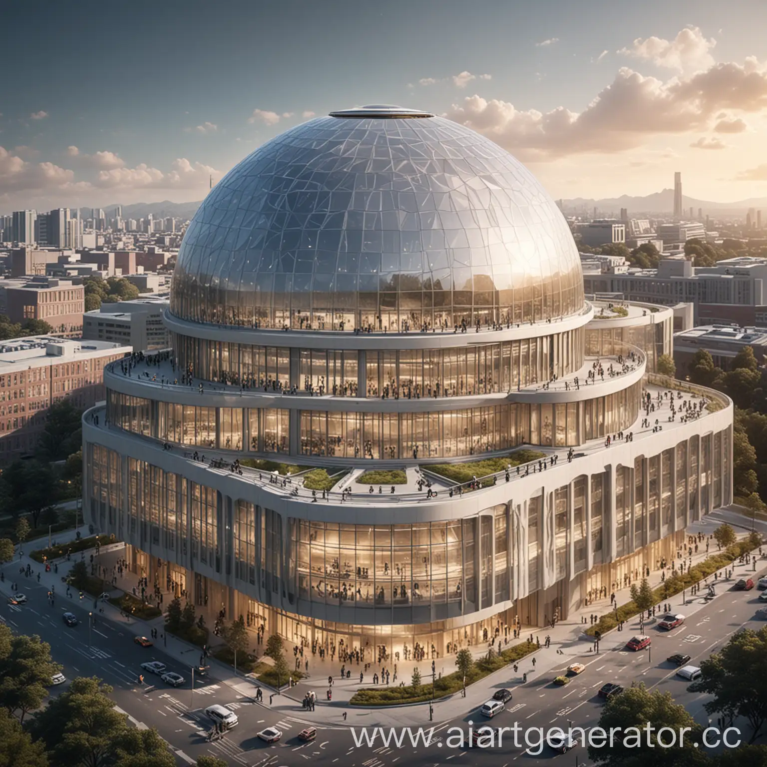 Futuristic-AI-Innovation-Center-with-DomeShaped-Laboratory