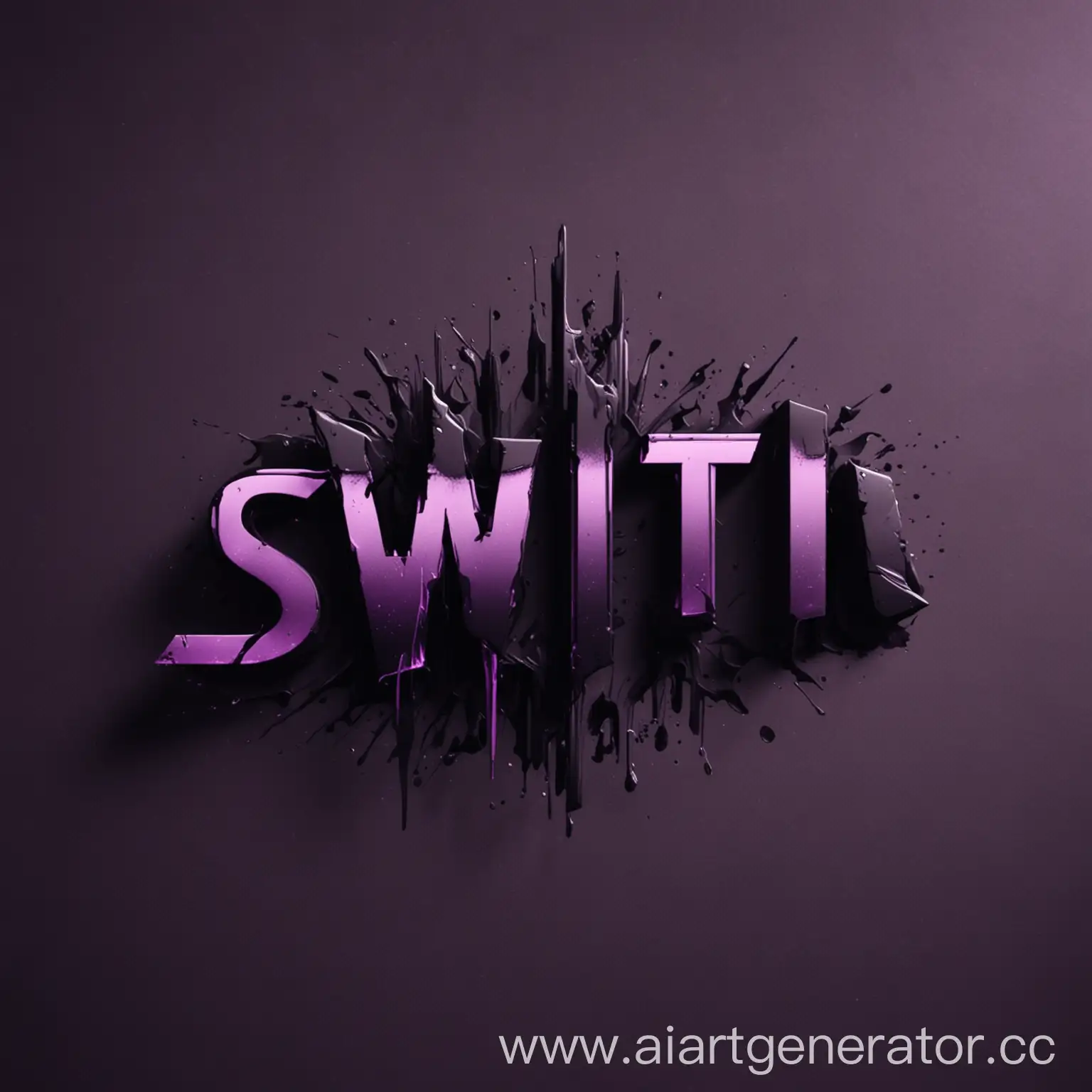 Elegant-Logo-Design-in-BlackPurple-Tones-HighQuality-4K-Image