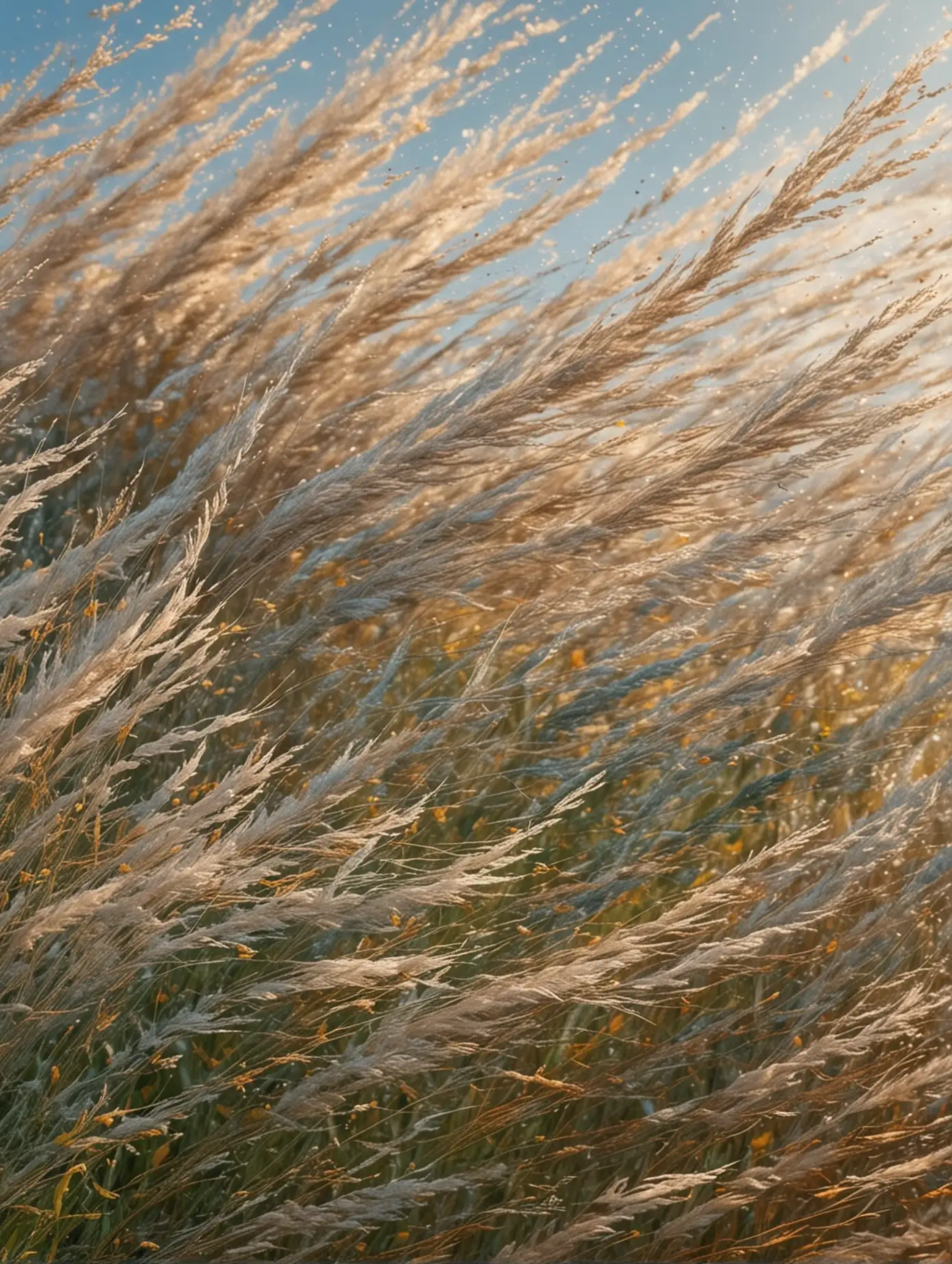 Impressionist Landscape with Windy Texture in 8K HD