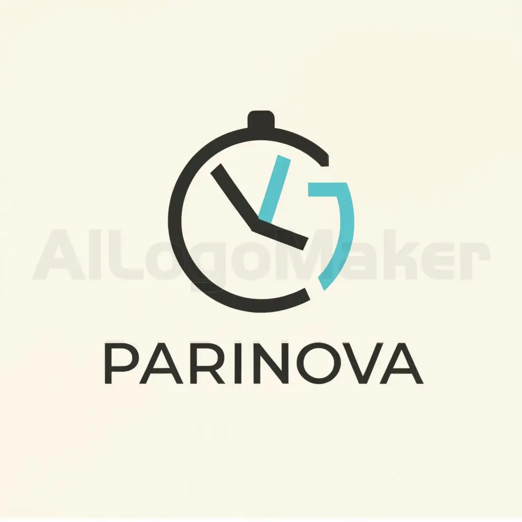 LOGO-Design-For-Parinova-Timeless-Clocks-Symbolizing-Precision-in-the-Medical-Dental-Industry