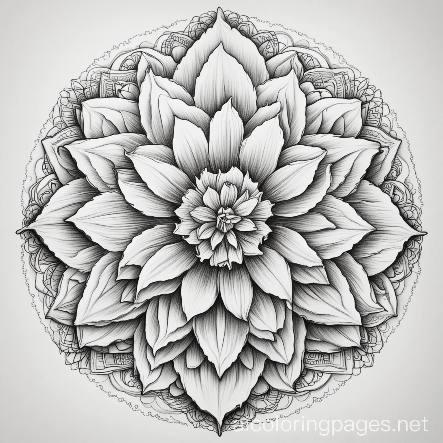 Detailed-Mandala-Coloring-Page-for-Adults-Beautiful-Gardenia-Design