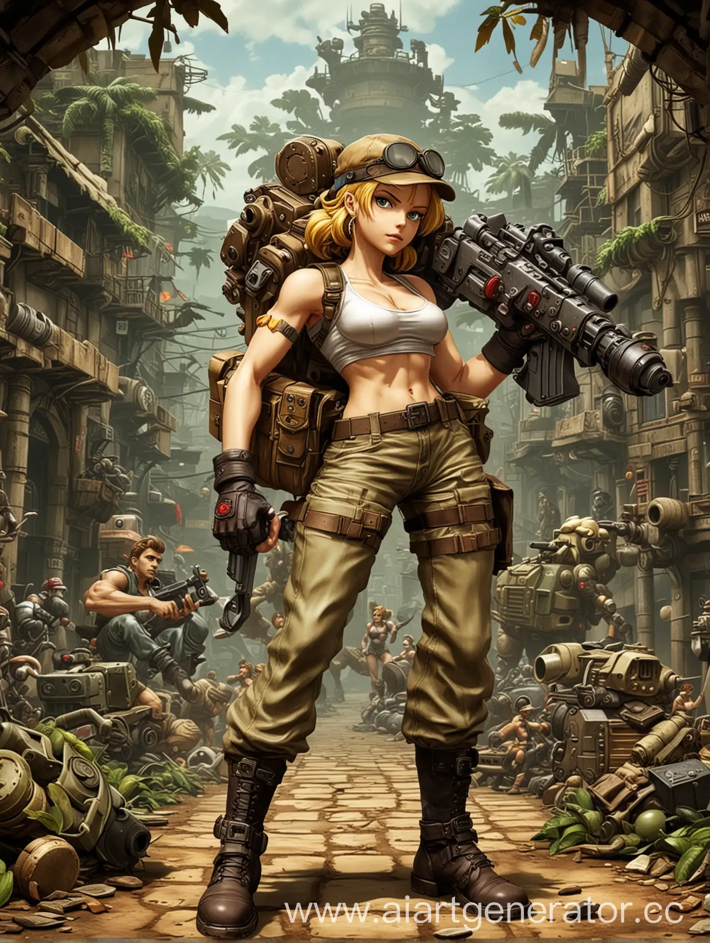 The character of the game Metal Slug