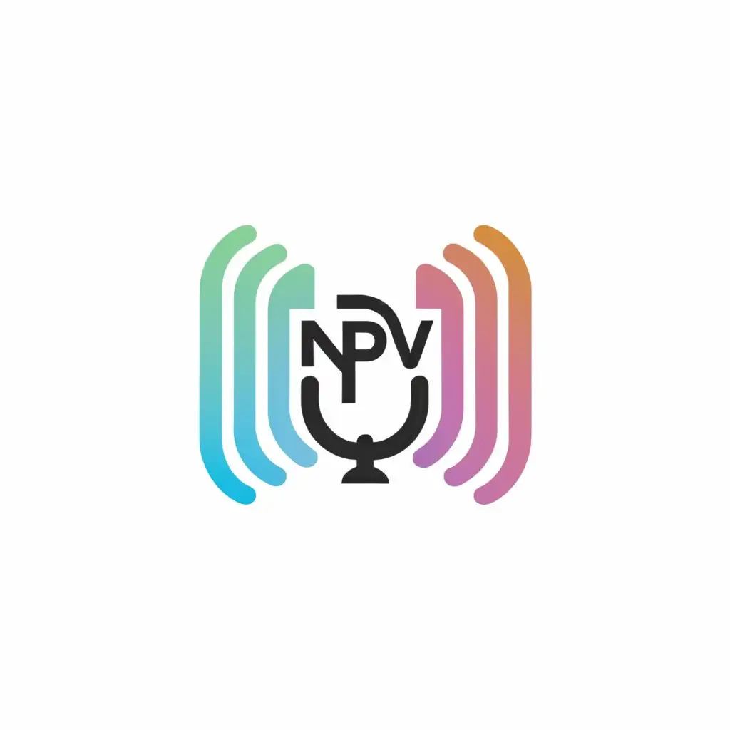 LOGO-Design-For-NpV-Clear-Background-with-Microphone-Water-Symbol