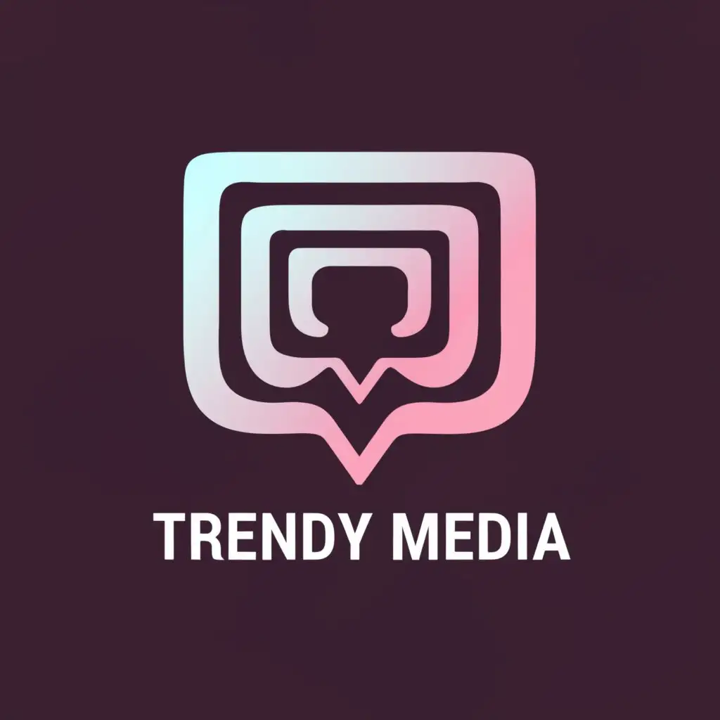 a logo design,with the text "Trendy Media", main symbol:theather,Moderate,be used in Entertainment industry,clear background