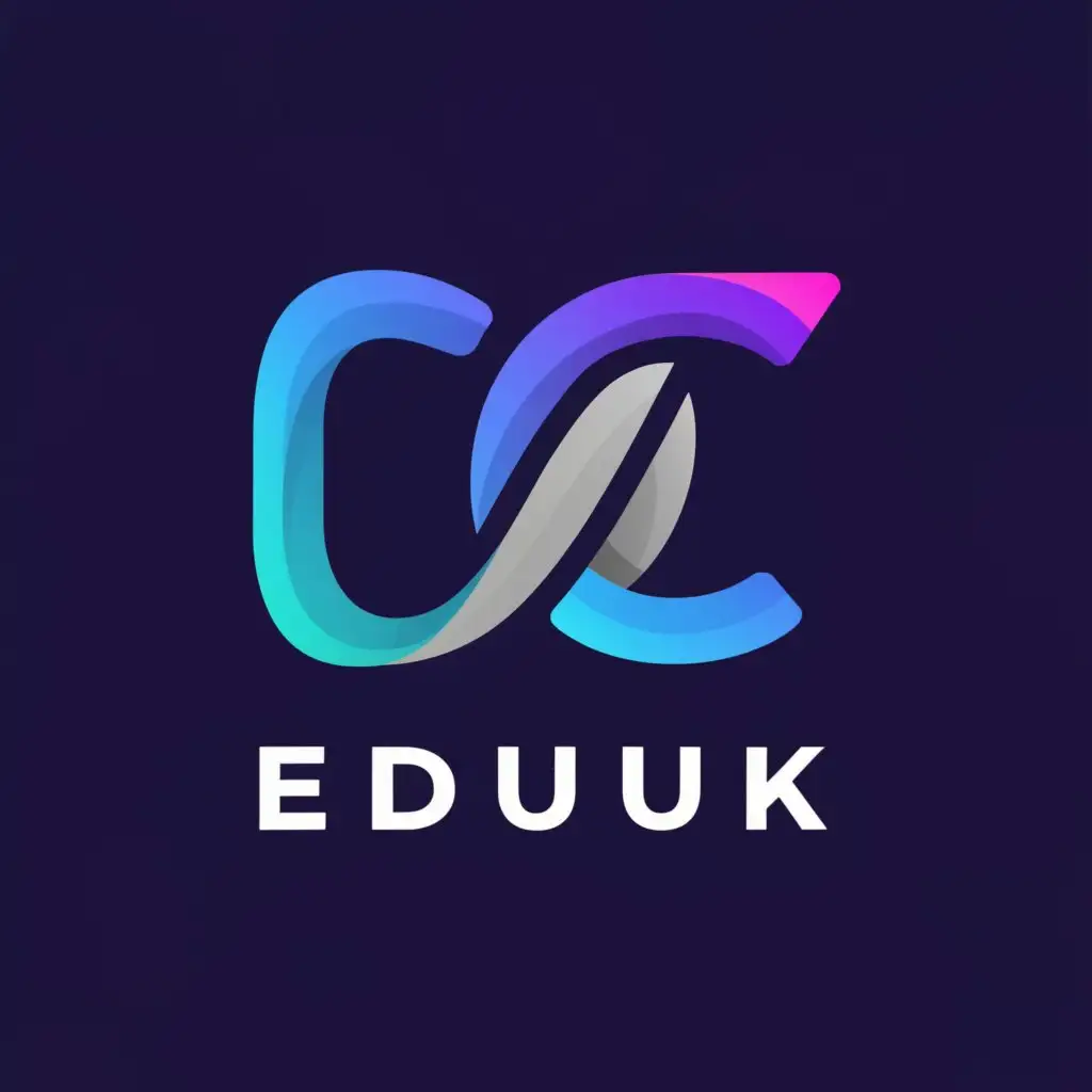a logo design,with the text "EDUK", main symbol:EDUK,Minimalistic,be used in Education industry,clear background