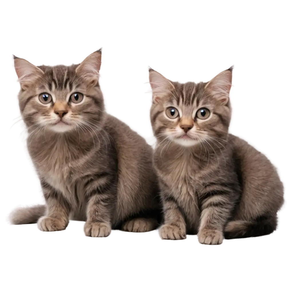 2 cute cats 