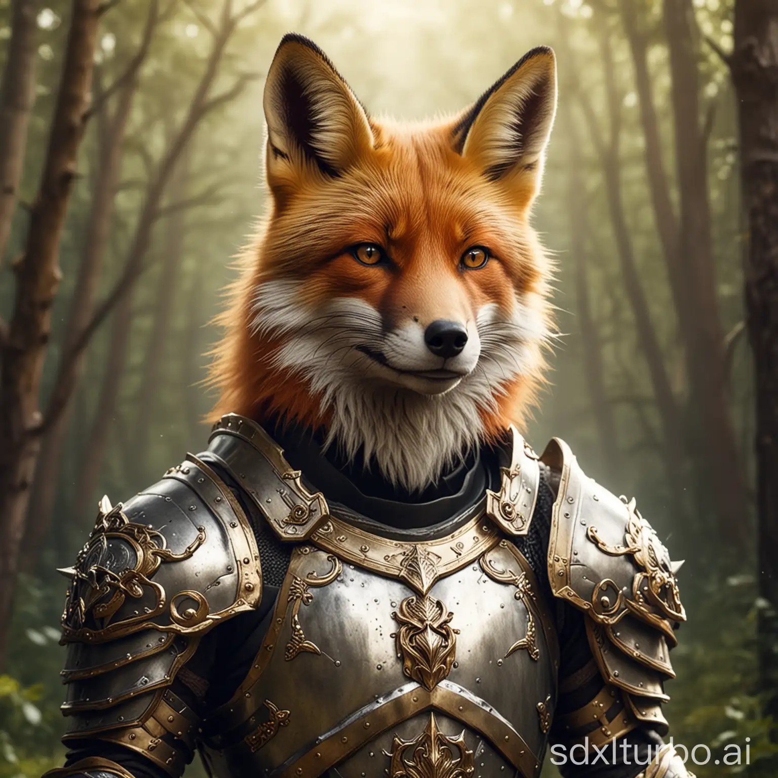 Fantasy-Fox-Knight-in-Shining-Armor