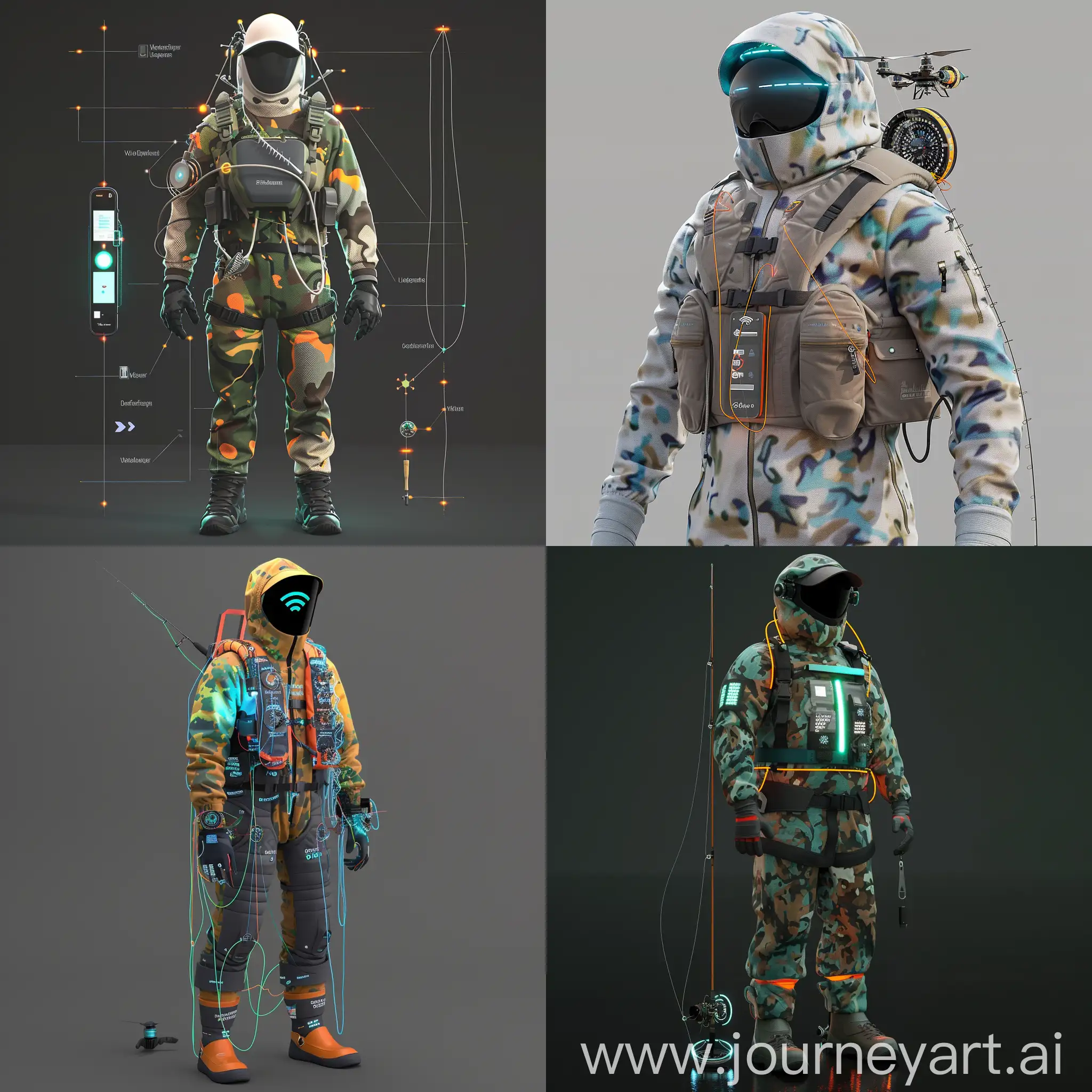 Futuristic-Fisherman-Costume-with-Integrated-Tech-Features