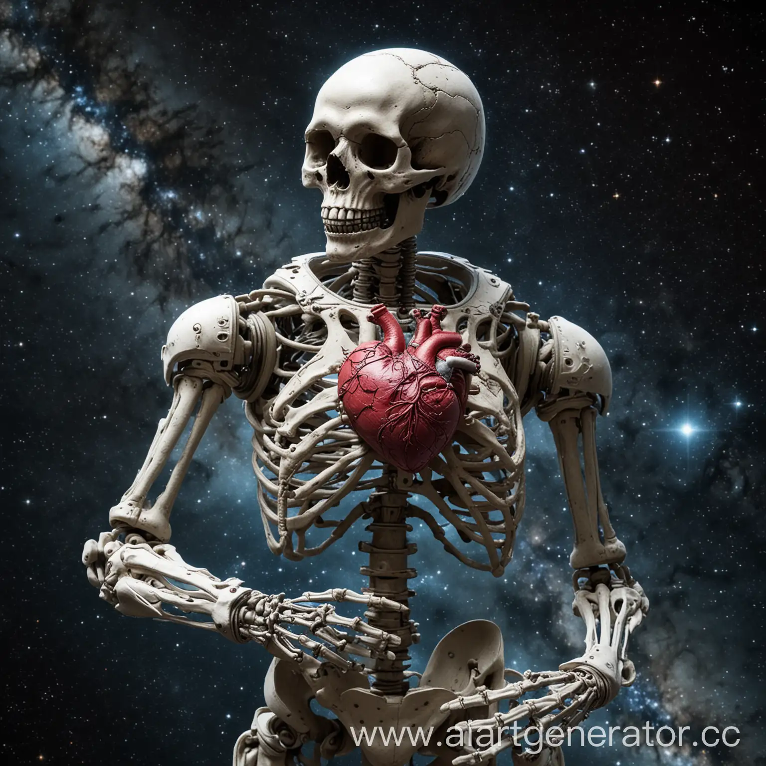 Astronaut-Holding-Heart-in-Infinite-Space