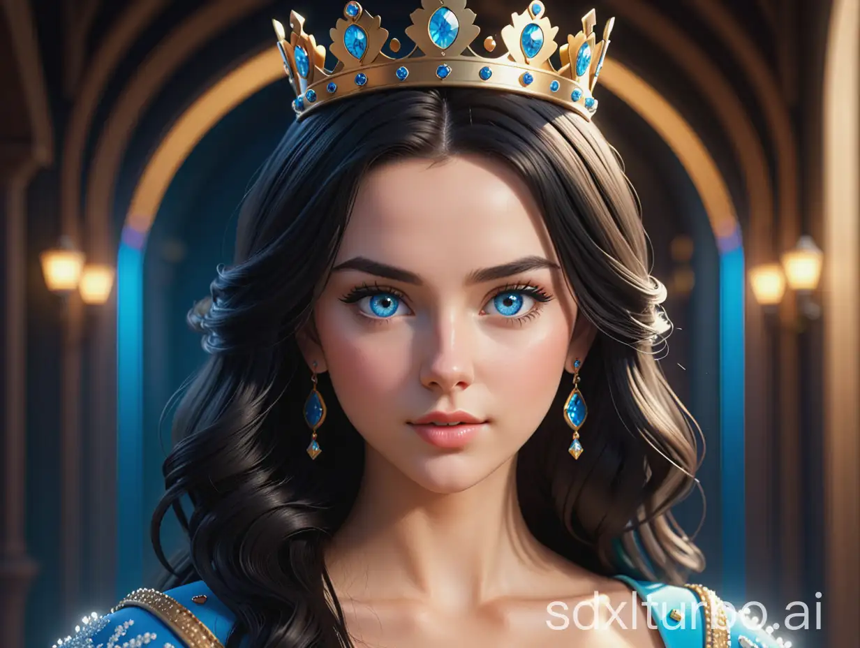 An amazing dynamic 3D photorealistic cartoon of a 21 year old Caucasian woman dressed as a queen, she has long parted black hair and blue eyes, gel lighting, complex, spectral rendering, inspired by Hiroaki Samura, visually rich, stunning, 999 centillion resolution, 9999k, accurate color grading, sub-pixel detail, highest quality, Octane 10 render, seamless transitions, HDR, ray traced, bump mapping, depth of field, ARRI ALEXA Mini LF, ARRI Signature Prime 99999999999999999999999999999999999999999999999999999999999999999999999999999999999999999999999999999999999999999999999999999999999999999999999999999999999999999999999999999999999999999999999999999999999999999999999999999999999999999999999999999999999999999999999999999999999999999999999999999999999999999999999999999999999999999999999999999999999999mm, f/1.8-2L, ar 4
:3, illustration, cinematic, 3d render, painting, anime