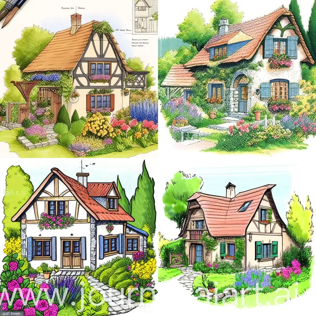 Charming-EuropeanStyle-Village-House-with-Garden