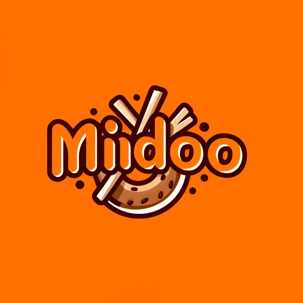 a logo design,with the text "Mindoo", main symbol:Snack & Food,Moderate,be used in Restaurant industry,clear background