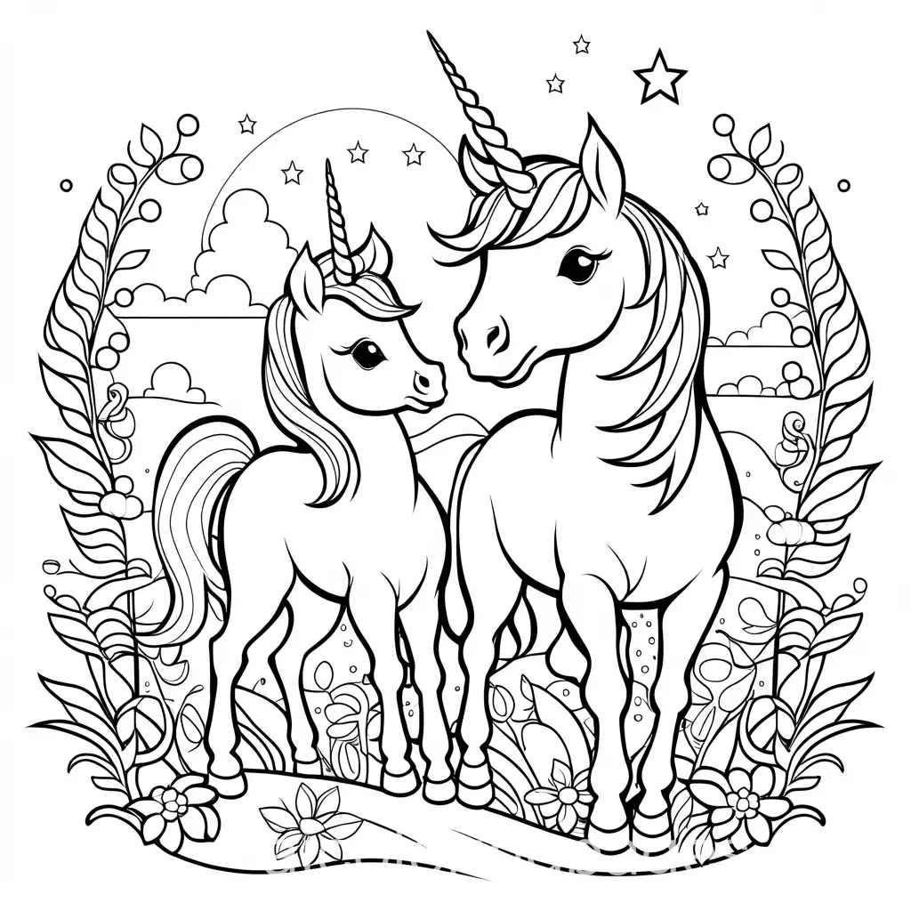 Adorable-Unicorn-Coloring-Page-Simple-Line-Art-for-Kids