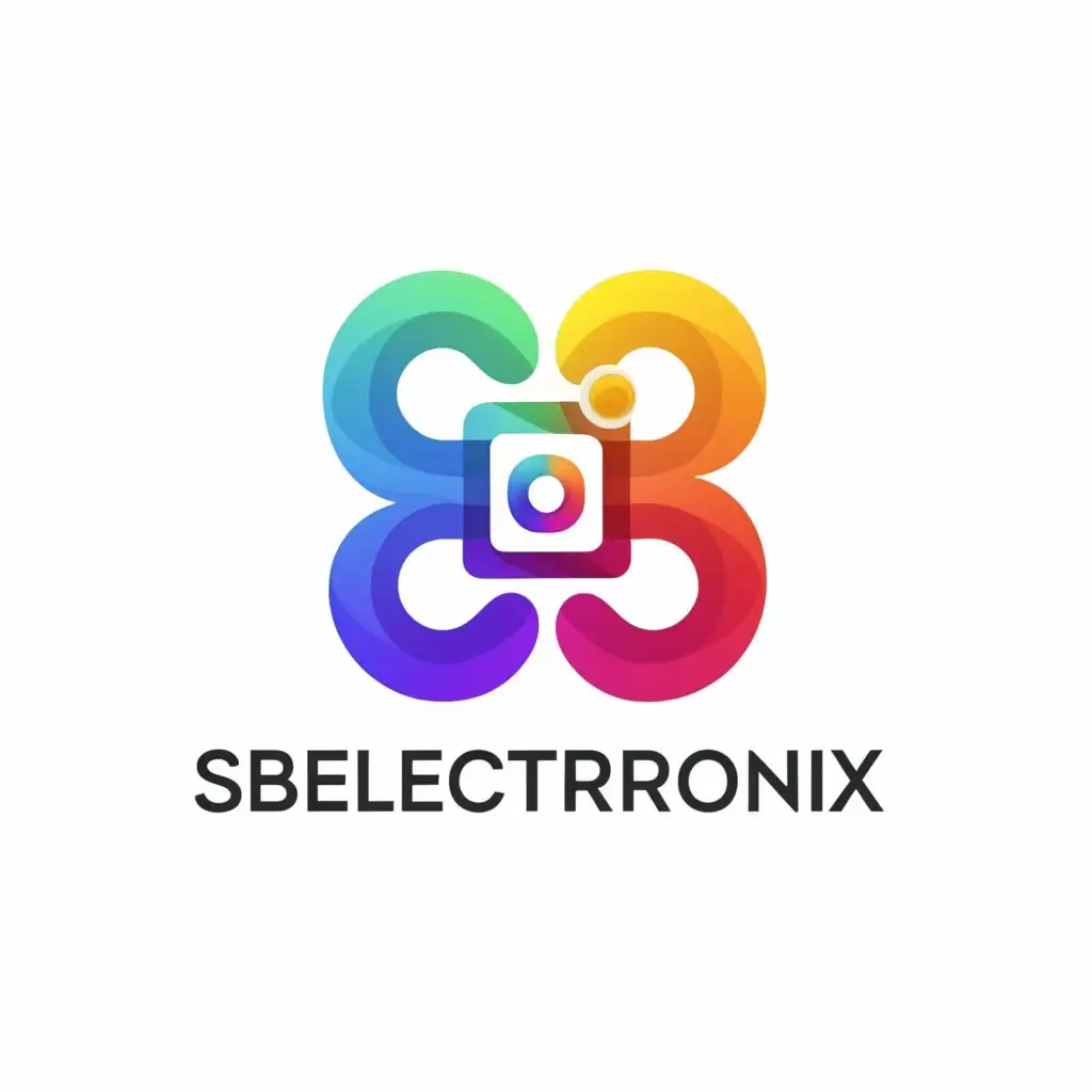 a logo design,with the text "SBELECTRONIX", main symbol:phone and camera,Moderate,be used in Retail industry,clear background