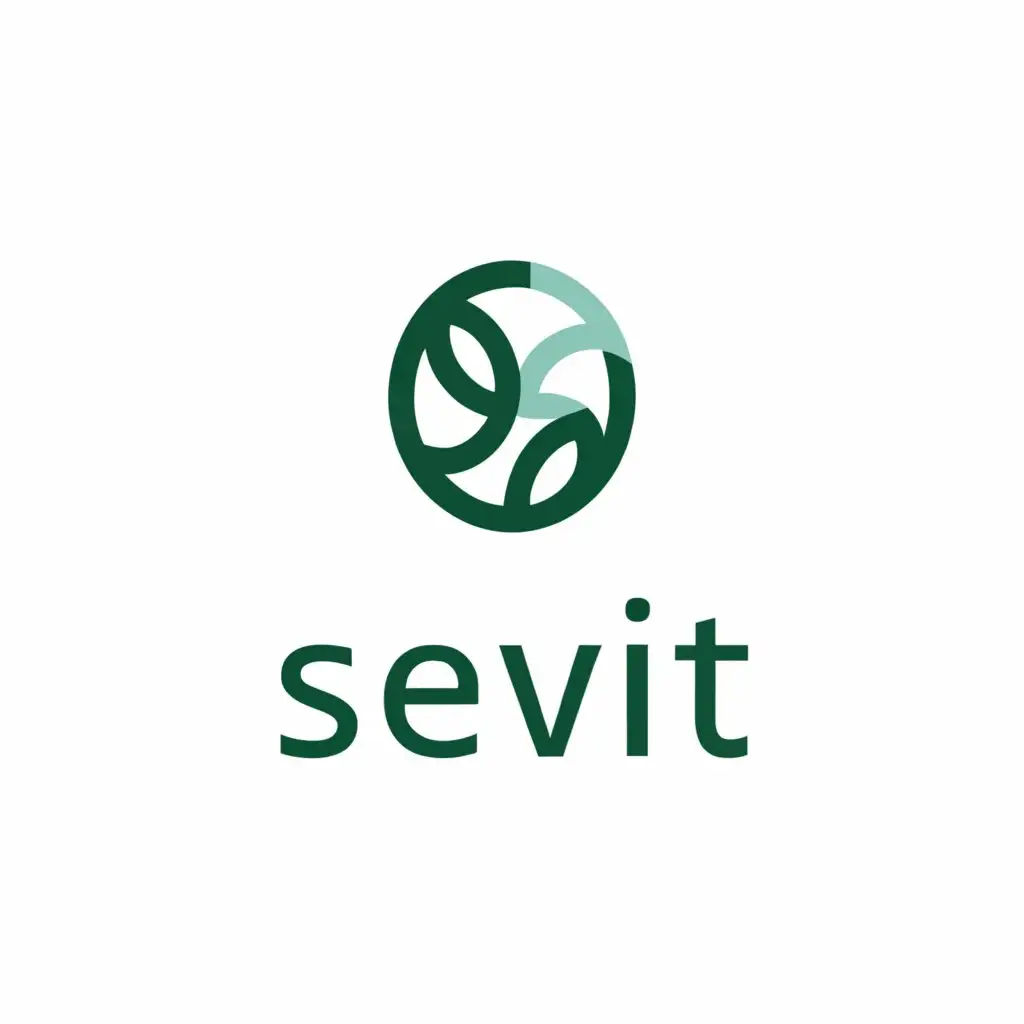 a logo design,with the text "Selvit", main symbol:Jungle with its four elements, leaves, technology,Minimalistic,clear background