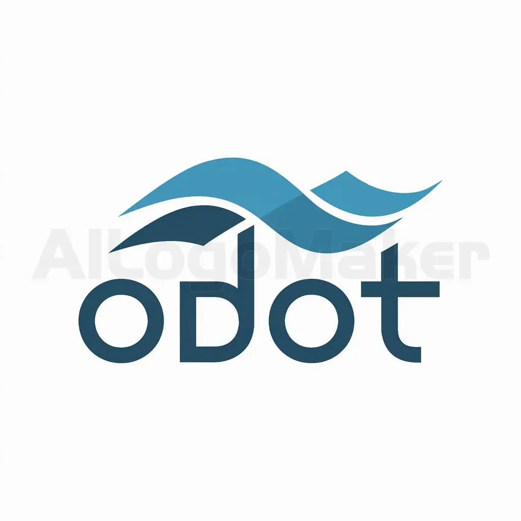 a logo design,with the text "ODOT", main symbol:ODOT,Moderate,be used in Internet industry,clear background